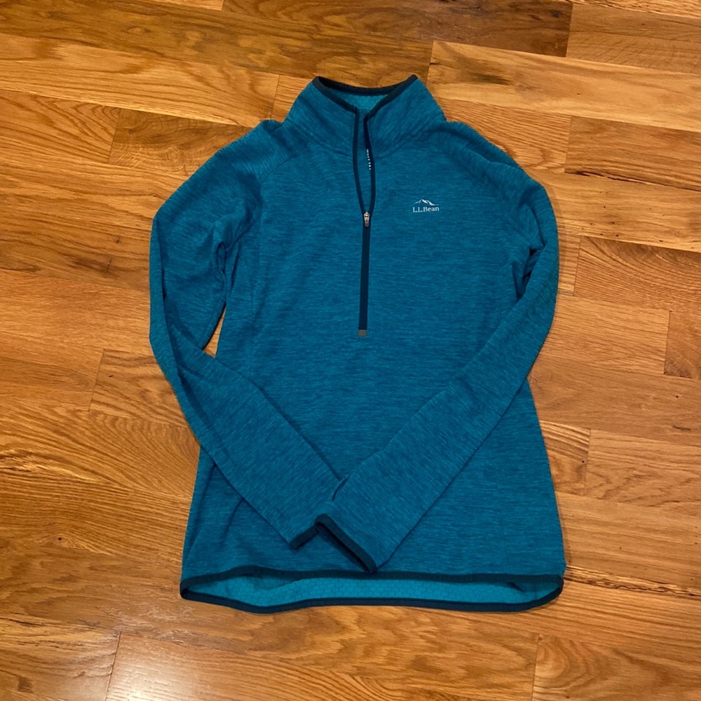3/4 zip ll bean sweatshirt